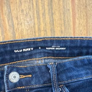 Old Navy Women's High Rise Super Skinny Jeans - Indigo